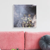 Feuerwehrmann Leinwanddruck (Insitu (Wohnzimmer))