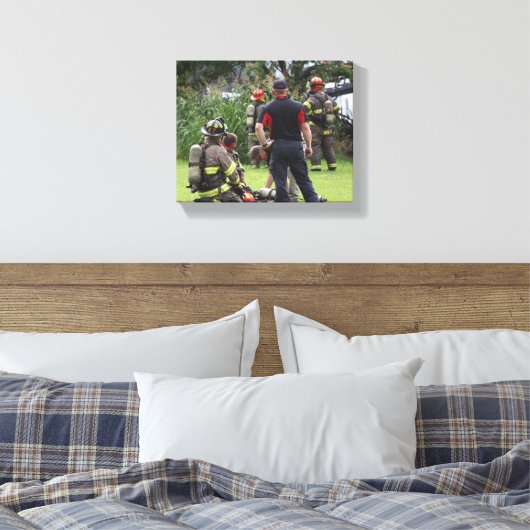 Feuerwehrmann Leinwanddruck (Insitu (Schlafzimmer))