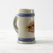 Feuerwehrmann-Logo Bierglas (Vorderseite Links)