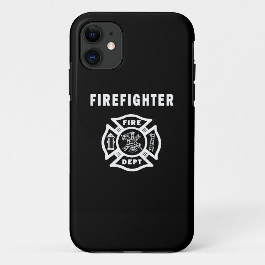 Feuerwehrmann-Logo Case-Mate iPhone Hülle (Rückseite)