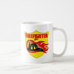 Feuerwehrmann-Logo Kaffeetasse