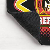 Feuerwehrmann-Logo Mousepad (Ecke)