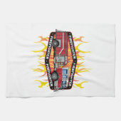 Feuerwehrmann-Löschfahrzeug Küchentuch (Horizontal)