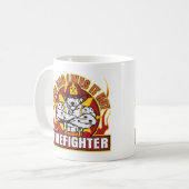 Feuerwehrmann mag es heiß kaffeetasse (Vorderseite Links)