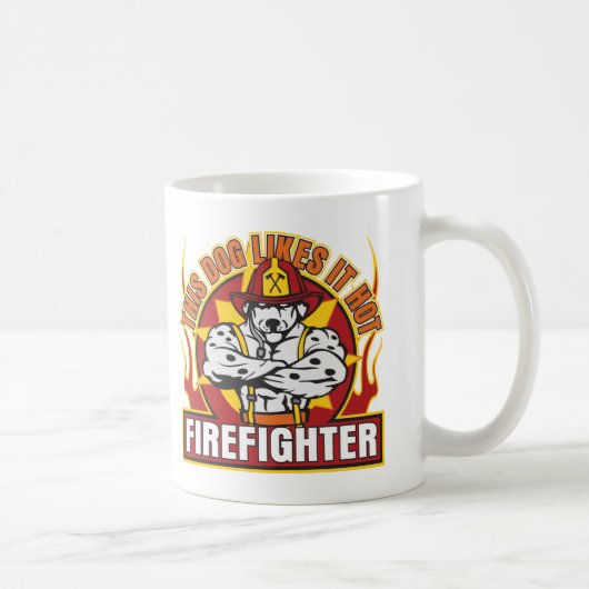 Feuerwehrmann mag es heiß kaffeetasse (Rechts)
