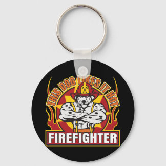 Feuerwehrmann mag es heiß schlüsselanhänger