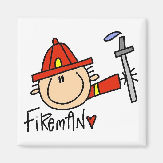 Feuerwehrmann Magnet (Vorne)