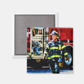 Feuerwehrmann Magnet (Vorderseite/Rückseite)