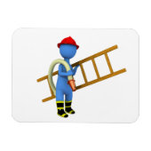 Feuerwehrmann Magnet (Horizontal)