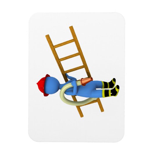 Feuerwehrmann Magnet (Vertikal)