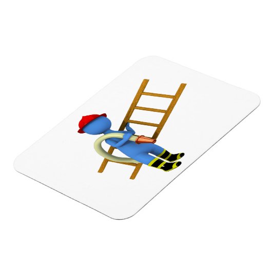 Feuerwehrmann Magnet (Linke Seite)