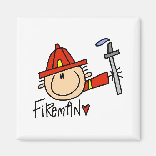 Feuerwehrmann Magnet (Vorne)