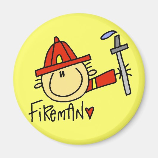 Feuerwehrmann Magnet (Vorne)