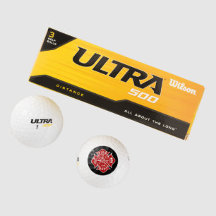Feuerwehrmann Maltese Cross Wilson Golf Ball (3pk)