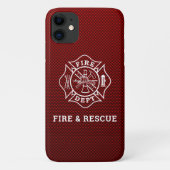 Feuerwehrmann Malteser Cross-Phone-Fall Case-Mate iPhone Hülle (Rückseite)