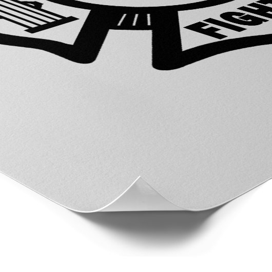 Feuerwehrmann Malteser Poster (Ecke)