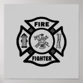 Feuerwehrmann Malteser Poster (Vorne)