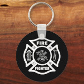 Feuerwehrmann Malteser Schlüsselanhänger (Vorderseite)