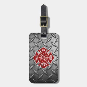 Feuerwehrmann-Malteserkreuz-Gepäckanhänger Gepäckanhänger