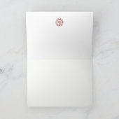 Feuerwehrmann-Malteserkreuz-Gruß-Karte Karte (Innenseite)