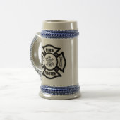 Feuerwehrmann maltesisch bierglas (Vorderseite Links)