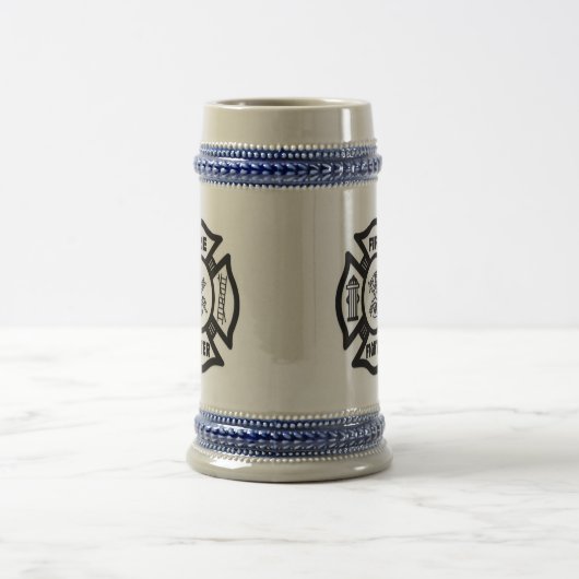 Feuerwehrmann maltesisch bierglas (Mittel)