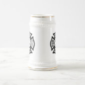 Feuerwehrmann maltesisch bierglas (Mittel)