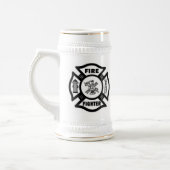 Feuerwehrmann maltesisch bierglas (Links)