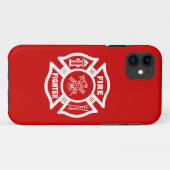 Feuerwehrmann maltesisch Case-Mate iPhone hülle (Rückseite (Horizontal))