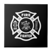 Feuerwehrmann maltesisch fliese (Vorderseite)