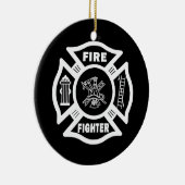 Feuerwehrmann maltesisch keramik ornament (Rechts)