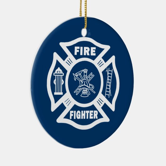 Feuerwehrmann maltesisch keramikornament (Rechts)