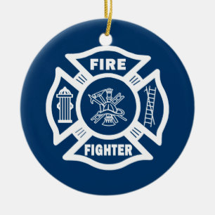 Feuerwehrmann maltesisch keramikornament