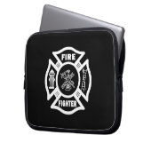 Feuerwehrmann maltesisch laptopschutzhülle (Vorderseite Links)