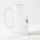 Feuerwehrmann Mattglas Bierglas (Links)