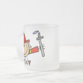 Feuerwehrmann Mattglastasse (Vorderseite Links)