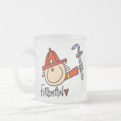 Feuerwehrmann Mattglastasse (Links)