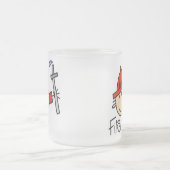 Feuerwehrmann Mattglastasse (Mittel)