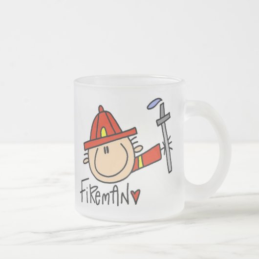 Feuerwehrmann Mattglastasse (Rechts)