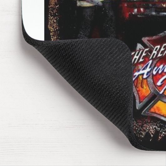 Feuerwehrmann-Mausunterlage Mousepad (Ecke)