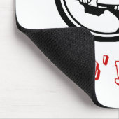 Feuerwehrmann-Mausunterlage Mousepad (Ecke)