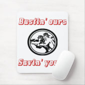 Feuerwehrmann-Mausunterlage Mousepad (Mit Mouse)