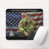 Feuerwehrmann-Mausunterlage Mousepad (Mit Mouse)