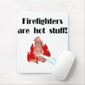 Feuerwehrmann-Mausunterlage Mousepad (Mit Mouse)