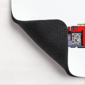 Feuerwehrmann-Mausunterlage Mousepad (Ecke)