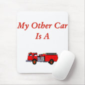 Feuerwehrmann-Mausunterlage Mousepad (Mit Mouse)