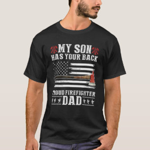 Feuerwehrmann Mein Sohn hat deinen stolzen Feuerwe T-Shirt