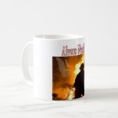Feuerwehrmann mit der Engels-Kaffee-Tasse Kaffeetasse (Vorderseite Links)