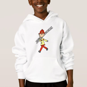 Feuerwehrmann mit Leiter T-Shirts und Geschenke