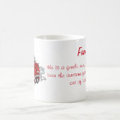 Feuerwehrmann Motor Feuer Bell Red Gentleman Kaffeetasse (Mittel)